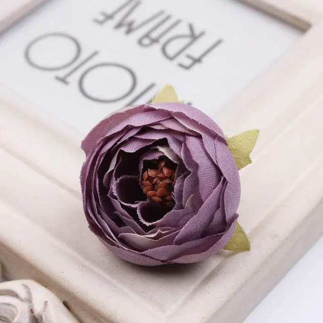 Bulk Silk Flowers Small Peony Flower Heads 300pcs